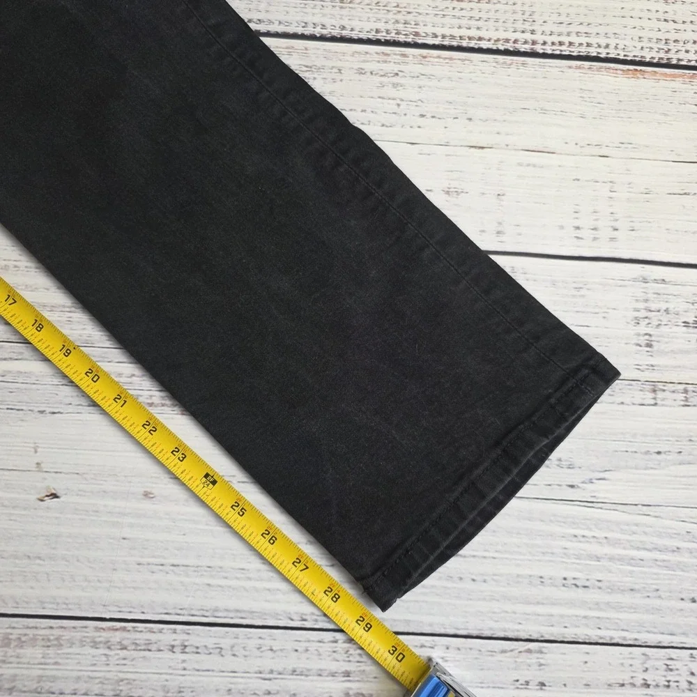 Levis‎ 514 Jeans Mens 38x30 Black Dark Wash Straight Fit Mid Rise Cotton